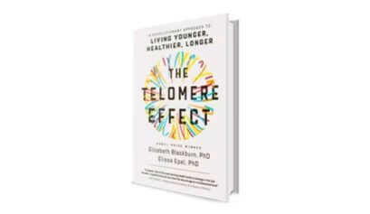 Telomer Etkisi – The Telomere Effect kitabı kapak görseli, hücresel yaşlanma ve uzun yaşam bilimi