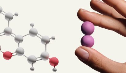 Urolithin A ve mitofaji süreci ile mitokondri sağlığını ve hücresel gençleşmeyi gösteren görsel