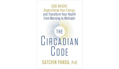 The Circadian Code kitabının kapağı — Dr. Satchin Panda'nın sirkadiyen ritim ve zaman kısıtlı beslenme kitabı